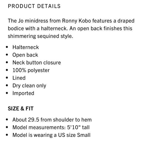 Ronny Kobo Draped Sequined Mini Dress - Picture 13 of 16